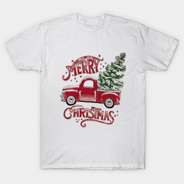 Merry Christmas Rustic Truck